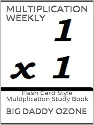 cover image of MULTIPLICATION WEEKLY